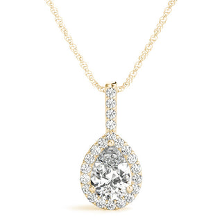 Ladies Halo Pendant 31479