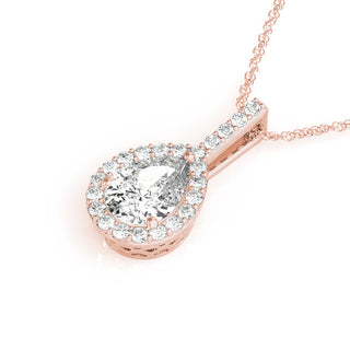 Ladies Halo Pendant 31479