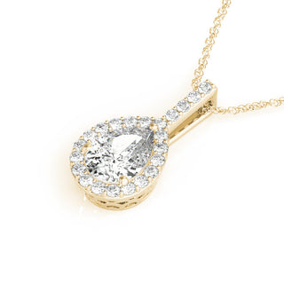 Ladies Halo Pendant 31479