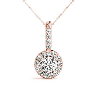 Ladies Halo Pendant 31791