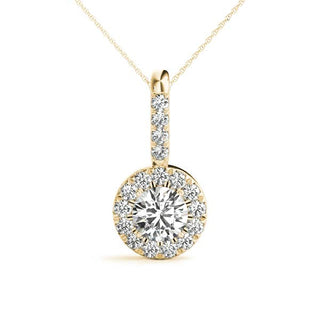 Ladies Halo Pendant 31791