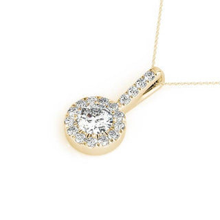 Ladies Halo Pendant 31791