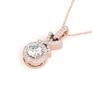 Ladies Halo Pendant 32190