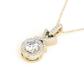 Ladies Halo Pendant 32190