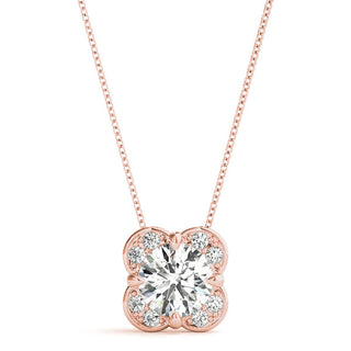 Ladies Halo Pendant 32204