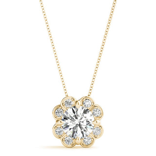 Ladies Halo Pendant 32205