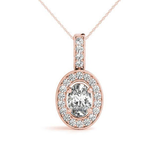 Ladies Halo Pendant 32339