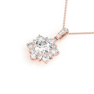 Ladies Halo Pendant 32430