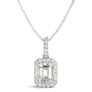 Ladies Halo Pendant 32435