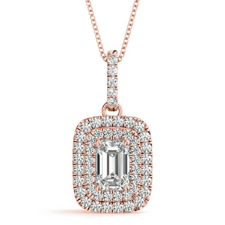 Ladies Halo Pendant 32477