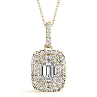 Ladies Halo Pendant 32477