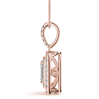 Ladies Halo Pendant 32477