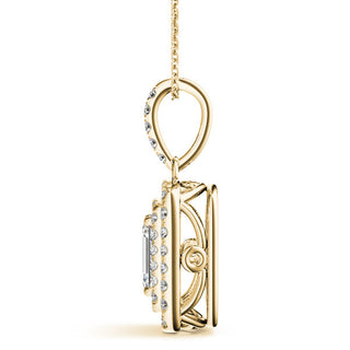 Ladies Halo Pendant 32477