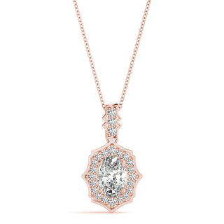 Ladies Halo Pendant 32491