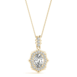 Ladies Halo Pendant 32491