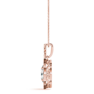 Ladies Halo Pendant 32491