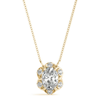 Ladies Halo Pendant 32570