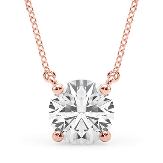 Ladies 1.00 Carat Round Diamond Solitaire Pendant 32629