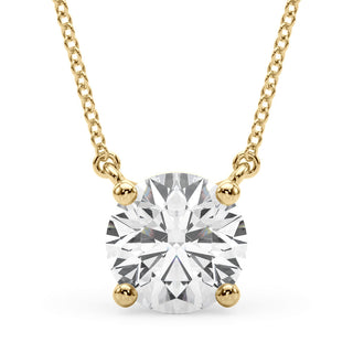 Ladies 1.00 Carat Round Diamond Solitaire Pendant 32629