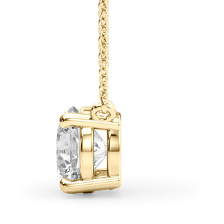 Ladies 1.00 Carat Round Diamond Solitaire Pendant 32629