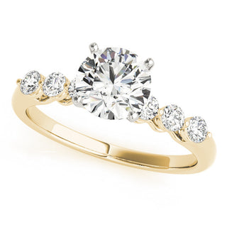 Ladies Sidestone Engagement Ring 50422