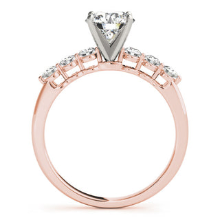 Ladies Sidestone Engagement Ring 50422