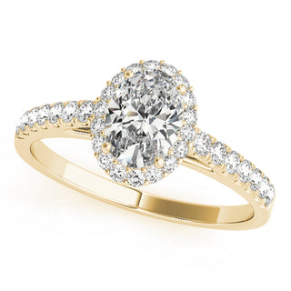 Ladies Halo Engagement Ring 50917