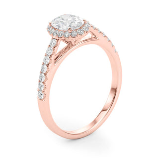 Ladies Halo Engagement Ring 50917