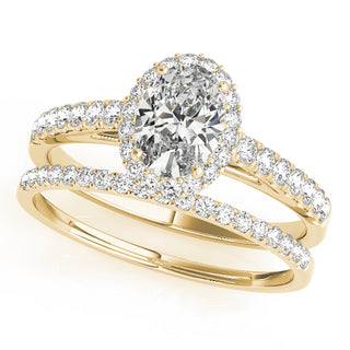 Ladies Halo Engagement Ring 50917