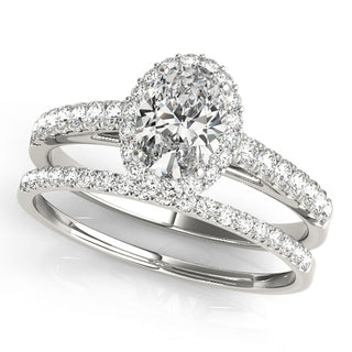 Ladies Halo Engagement Ring 50917