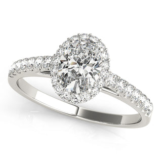 Ladies Halo Engagement Ring 50917