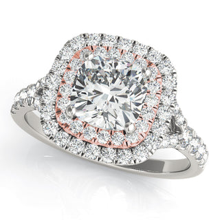 Ladies Halo Engagement Ring 50952