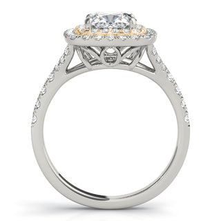 Ladies Halo Engagement Ring 50952