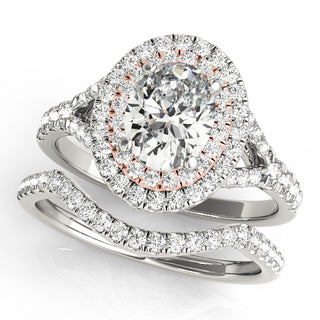 Ladies Halo Engagement Ring 50953