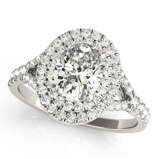 Ladies Halo Engagement Ring 50953