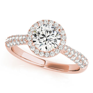 Ladies Halo Engagement Ring 51008