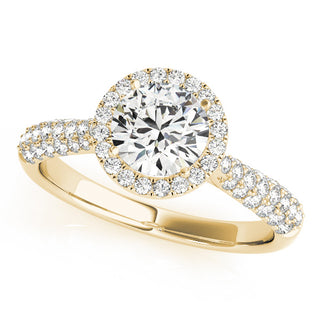 Ladies Halo Engagement Ring 51008