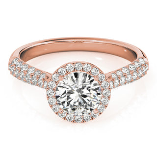 Ladies Halo Engagement Ring 51008