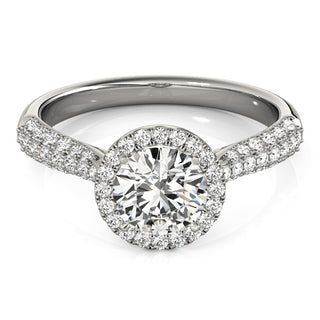 Ladies Halo Engagement Ring 51008