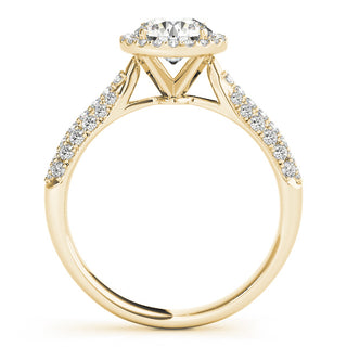 Ladies Halo Engagement Ring 51008