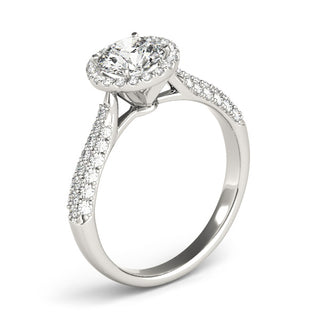 Ladies Halo Engagement Ring 51008