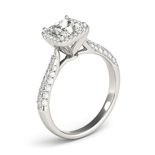 Ladies Halo Engagement Ring 51010