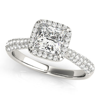 Ladies Halo Engagement Ring 51010