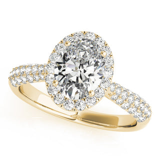 Ladies Halo Engagement Ring 51011