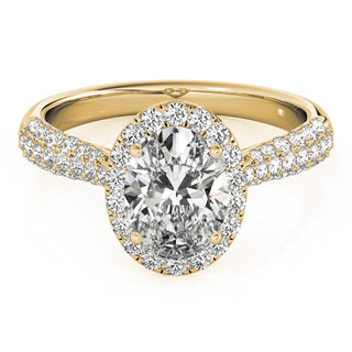 Ladies Halo Engagement Ring 51011