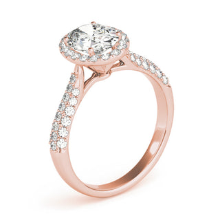 Ladies Halo Engagement Ring 51011