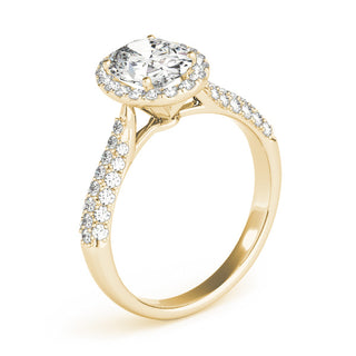 Ladies Halo Engagement Ring 51011