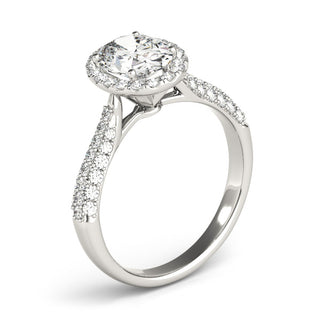 Ladies Halo Engagement Ring 51011