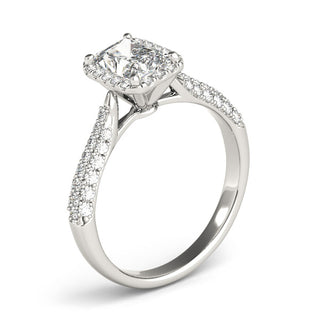 Ladies Halo Engagement Ring 51012