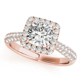 Ladies Halo Engagement Ring 51013